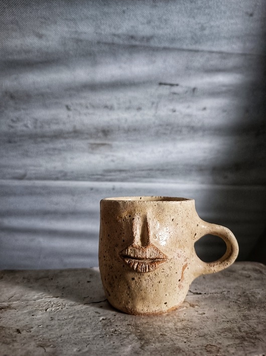 Image of Kubek USTA, Kubek ręcznie lepiony, Kubek na kawę