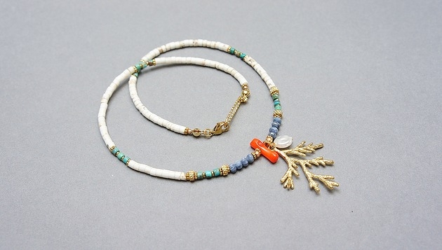 Image of Pakamera Sea collection Koral white vol. 2 - /choker/ 20.06.25