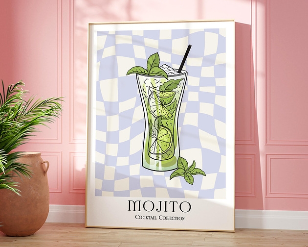 Image of Pakamera Plakat Kolekcja Koktajl: Mojito