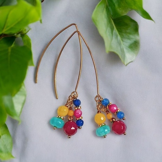 Image of Pakamera Kolczyki : SUMMER collection :: 66mm