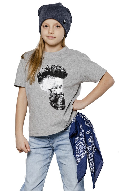 Image of Pakamera T-shirt dziecięcy UNDERWORLD Czacha z brodą