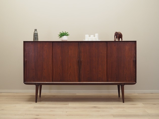 Image of Highboard palisandrowy, duński design, lata 70, producent: Omann Jun