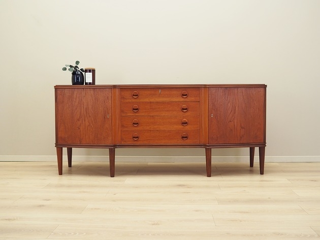 Image of Sideboard tekowy, duński design, lata 60, produkcja: Dania