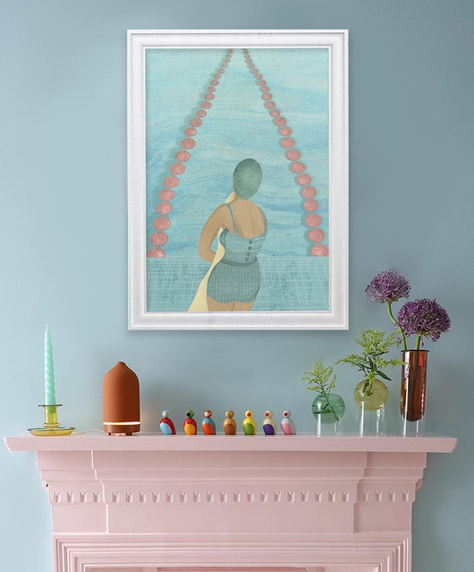 Image of Pakamera Na basenie - plakat 50x70 cm