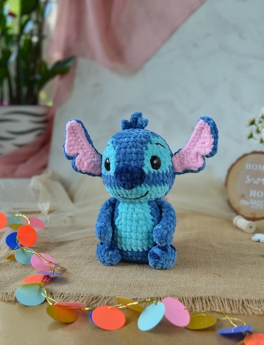Image of Pakamera Maskotka Stitch, Zabawka pluszowa Stitch, Prezent dla dziecka