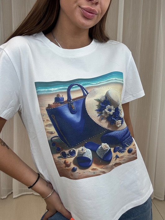 Image of Pakamera T-shirt Spiaggia Marina