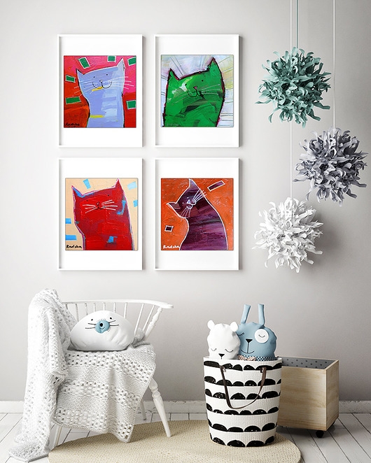 Image of Pakamera 4 kociaszony 2- plakat 50x50