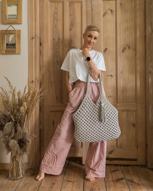 Image of Pakamera Makramowa torebka Beach Bag - wybierz swój kolor