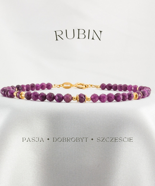 Image of Pakamera Rubin Bransoletka