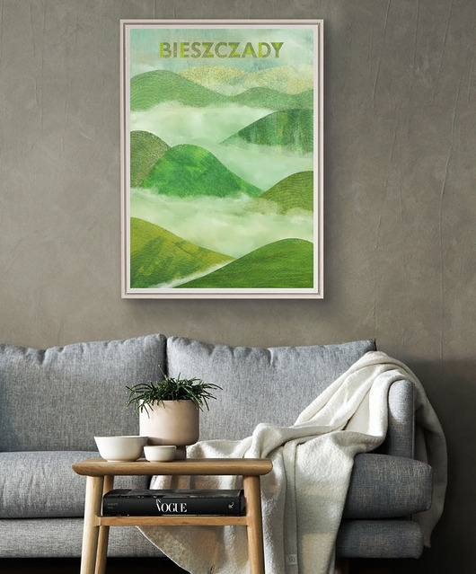 Image of Bieszczady - plakat 50x70 cm fine art, giclee