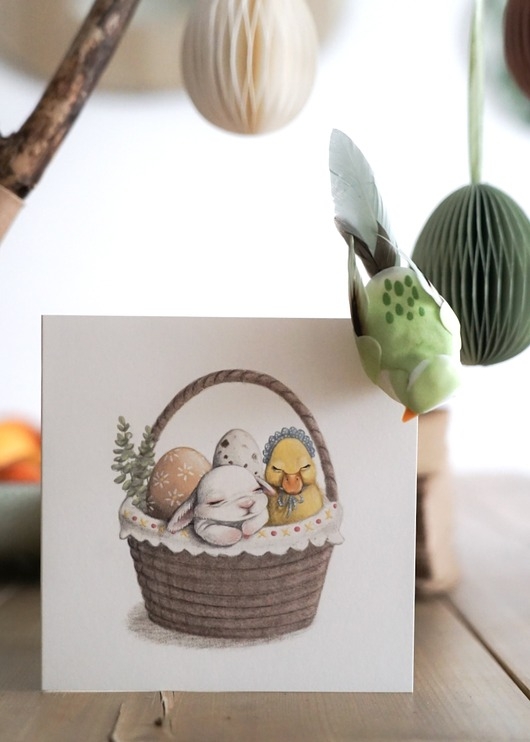 Image of Pakamera Easter Bunny - kartka wielkanocna