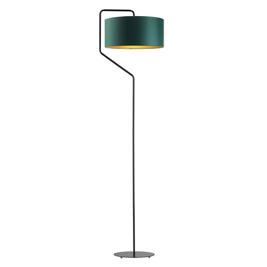 Image of Designerska lampa stojąca do salonu w stylu glamour TESALLIA GOLD