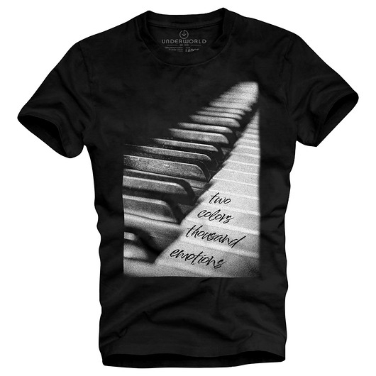 Image of Pakamera T-shirt męski UNDERWORLD Piano