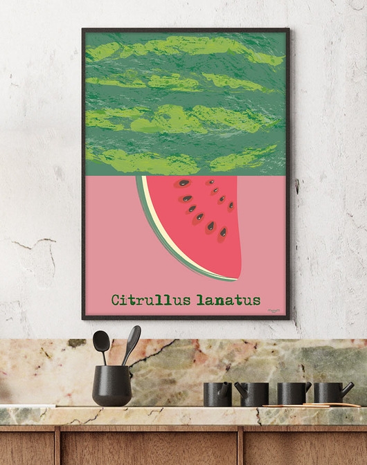 Image of Pakamera Arbuz - plakat fine art, giclee