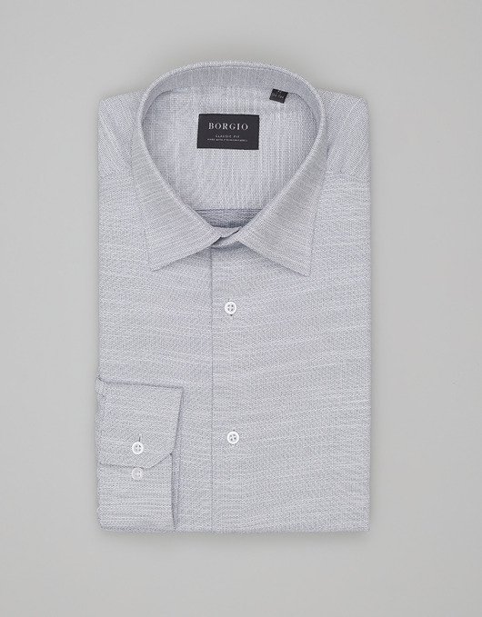Image of Pakamera Koszula fabrizia 00545 długi rękaw szary classic fit