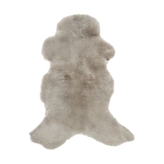 Image of Pakamera Skóra owcza naturalna Taupe rozmiar S 80-90cm dywan naturalny