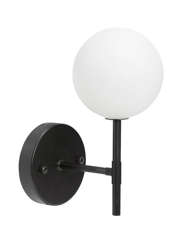 Image of Pakamera Czarna lampa ścienna Sigma 25cm
