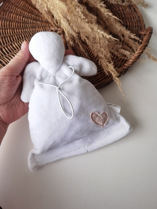 Image of Pakamera Termofor z pestek wiśni z personalizowaną osłonką aniołek