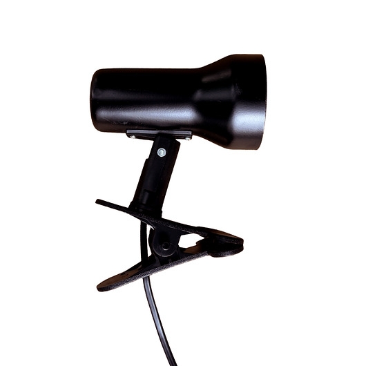 Image of Pakamera Lampka nocna na klips Spot Light, Niemcy, lata 70.