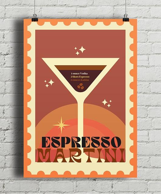 Image of Pakamera Plakat Espresso Martini - fine art