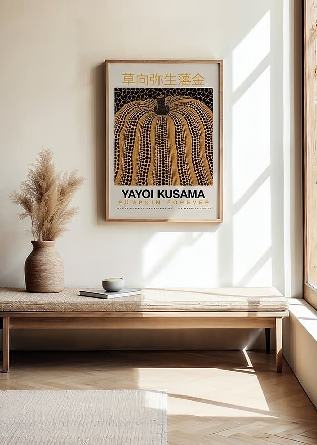 Image of Pakamera Plakat Dynia w złocie Kusama