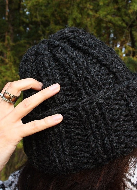 Image of Chunky beanie Merino Bulky i 100% owcza wełna