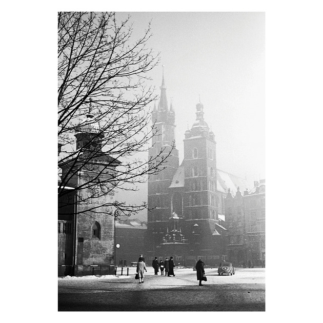 Image of Pakamera Kartka Premium - Daniel Zawadzki Widok na Kościół Mariacki