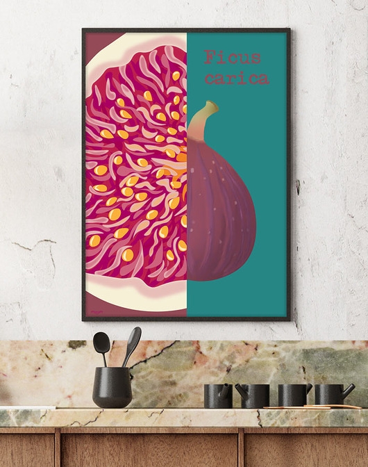 Image of Pakamera Figa - plakat 50x70 cm fine art, giclee