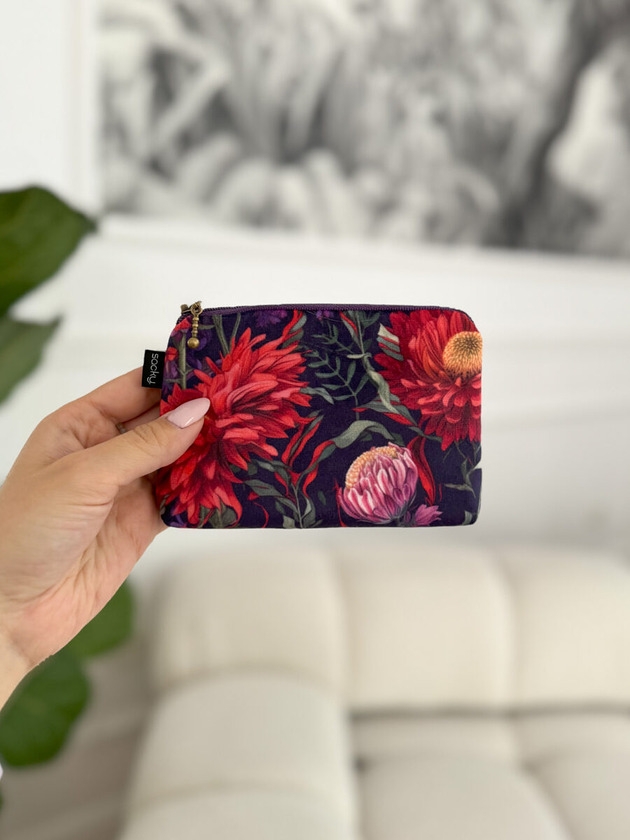 Image of Card holder welur gardenia