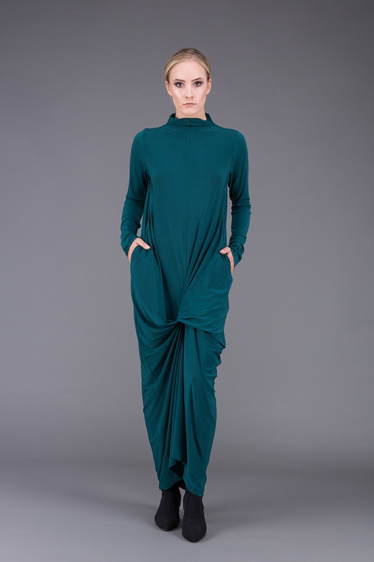 Image of Emerald front knot dressi