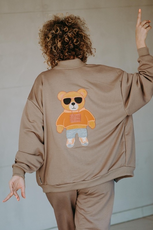 Image of Pakamera Bluza oversize rozpinana Barry Teddy