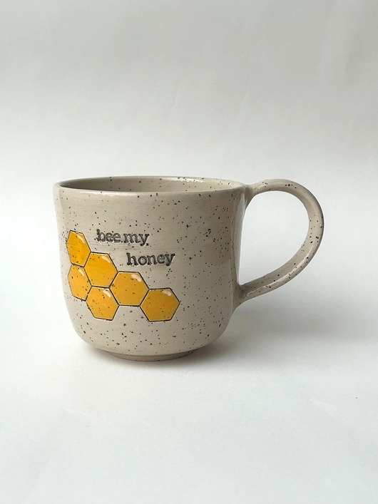 Image of Kubek ceramiczny Bee my honey