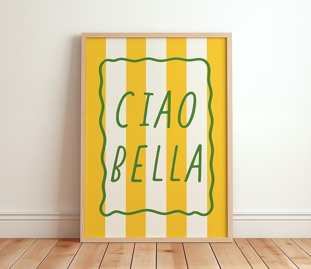 Image of Pakamera Grafika z napisem CIAO BELLA