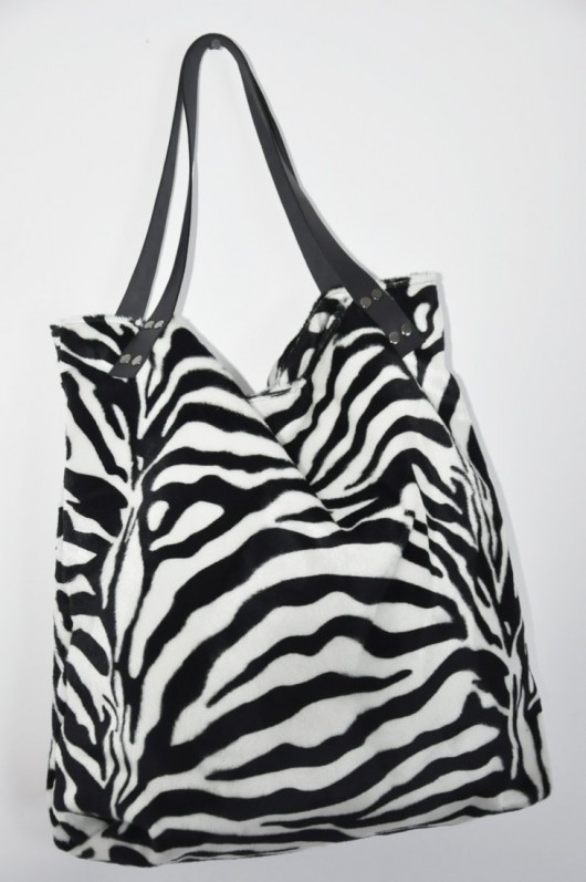 Image of Torba tote XXL - zebra