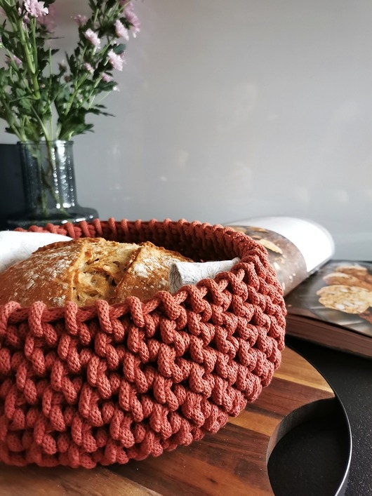 Image of Pakamera Bawełniany kosz na chleb