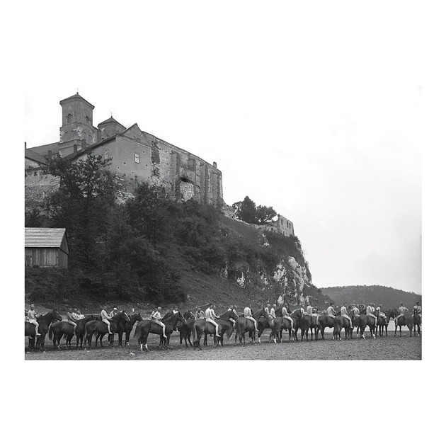 Image of Pakamera Kartka Premium - Vintage Kraków, Manewry Kawalerii w Tyńcu