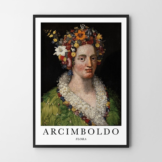 Image of Pakamera Plakat Arcimoboldo - portret warzywa owoce