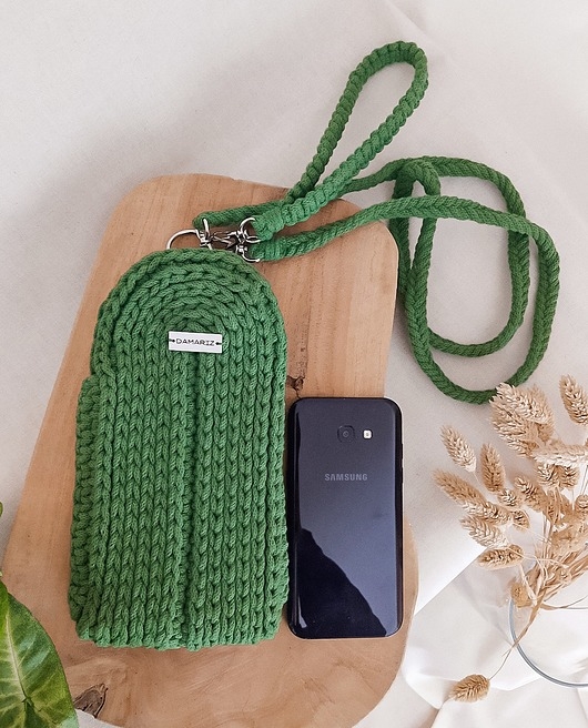 Image of Pakamera Mini torebka - case na telefon, awokado