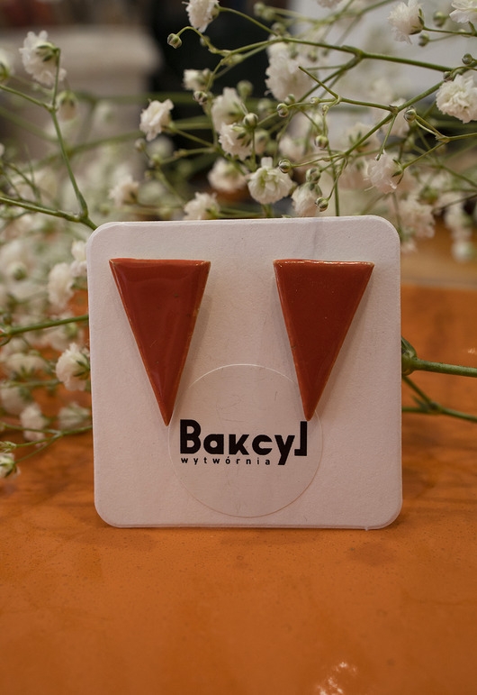 Image of Pakamera Kolczyki ceramiczne