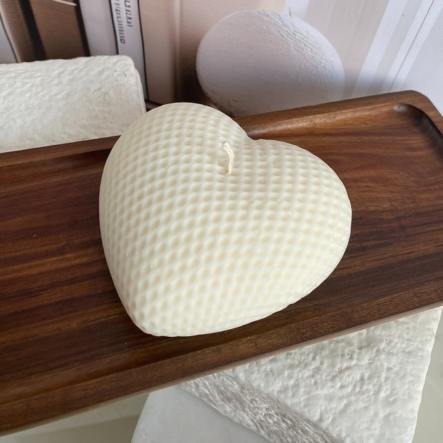 Image of Pakamera Świeca sojowa dekoracyjna Cozy Heart 98x40mm