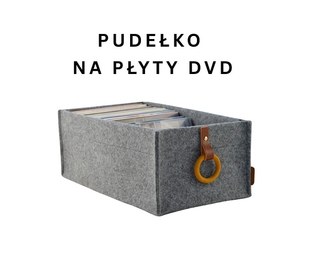 Image of Pakamera Pudełko na płyty DVD - pojemnik szary