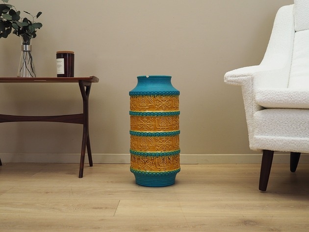 Image of Pakamera Wazon ceramiczny, niemiecki design, lata 60, produkcja: Bay Keramik