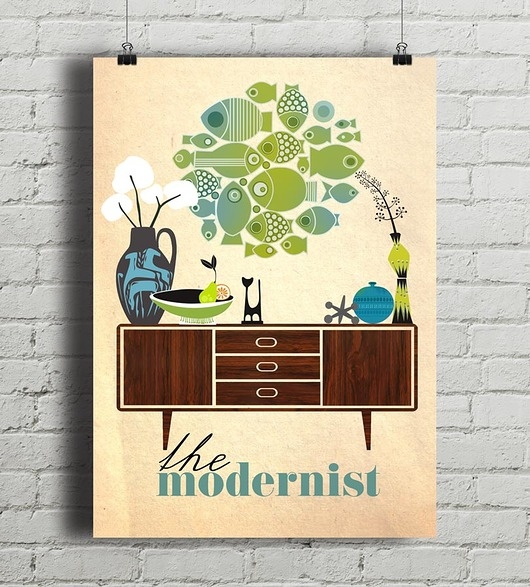 Image of Pakamera Modernizm - plakat giclee