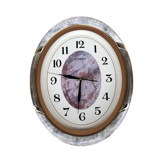 Image of Pakamera Ładny zegar ścienny Hollywood Regency Citizen, Made in Japan, lata 80.