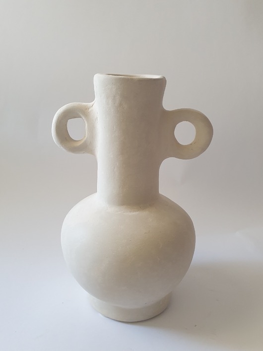 Image of Pakamera Wazon Osian kolekcja KREDA papier-mache 24/15 cm