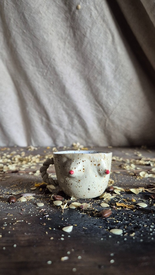 Image of Pakamera Espresso cycuszki, filiżanka cycuszki, kubeczek na kawę słodki, mały