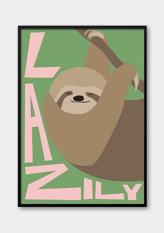 Image of Pakamera Plakat Lazily- Leniwie