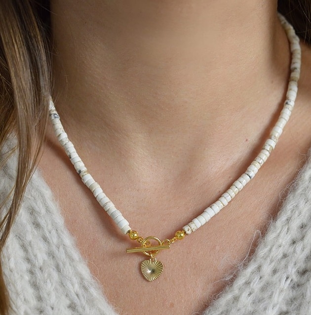 Image of Pakamera Serce i magnezyt choker