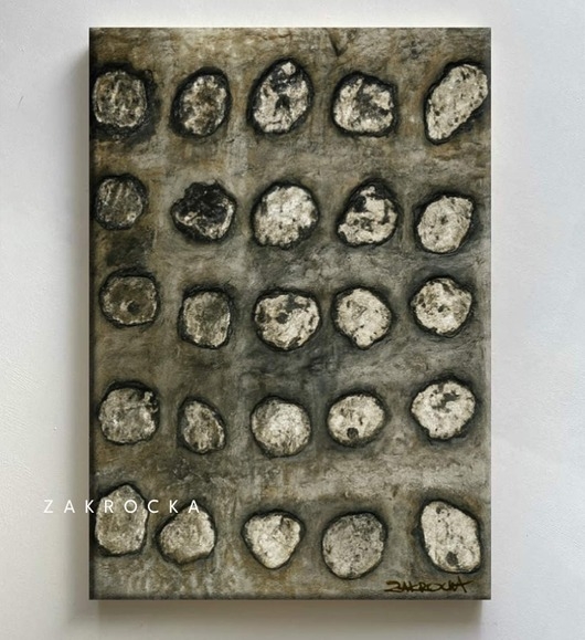 Image of Pakamera ROCK modny obraz metaliczna płaskorzeźba