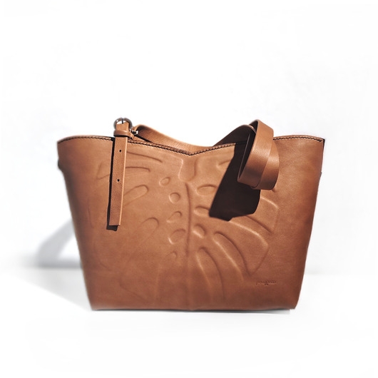 Image of Pakamera SHOPPER deliciosa skórzana torba na ramię